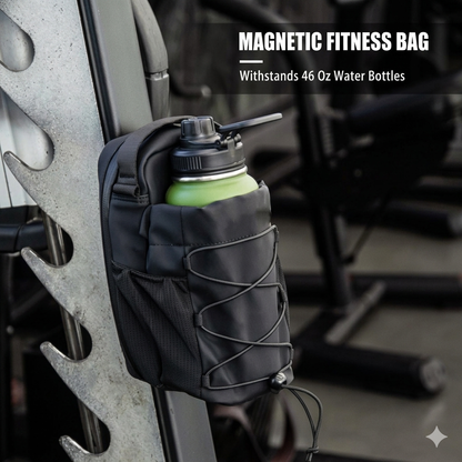 Magnetic Gym Bottle Holder Sling Bag – Portable Crossbody Water Bottle Carrier