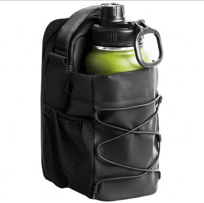 Magnetic Gym Bottle Holder Sling Bag – Portable Crossbody Water Bottle Carrier