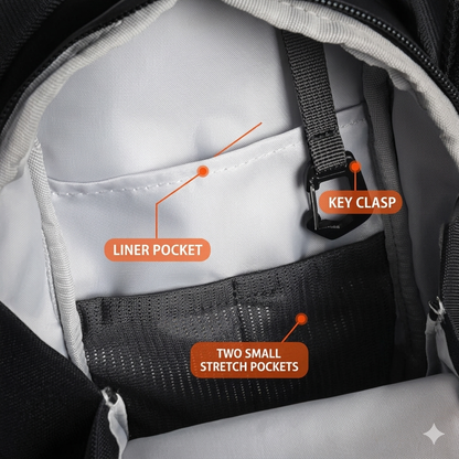 Magnetic Gym Bottle Holder Sling Bag – Portable Crossbody Water Bottle Carrier